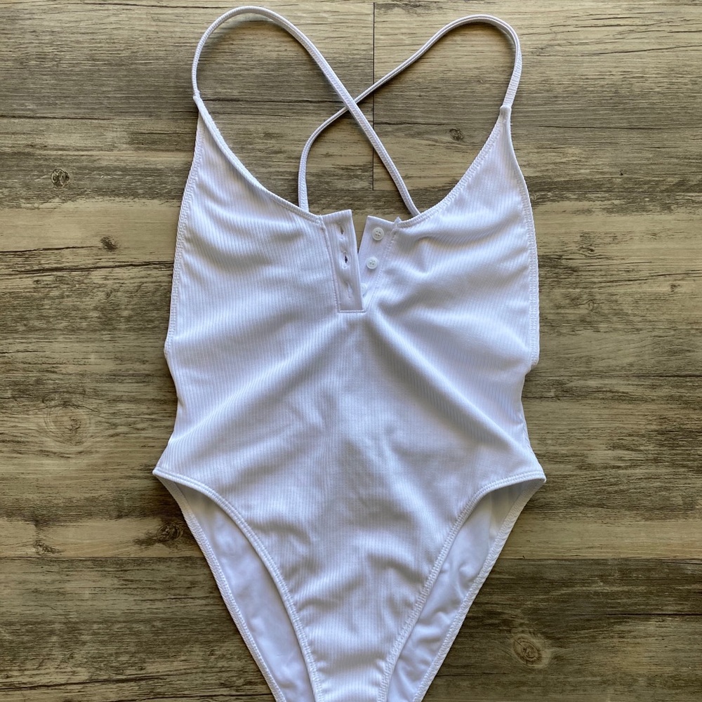 High Waisted One Piece Swimsuit
